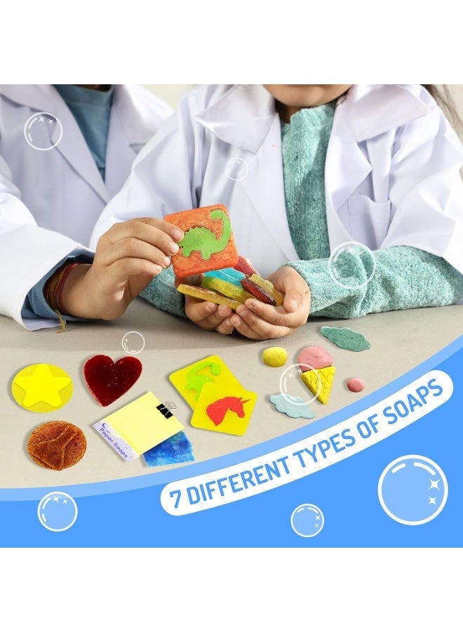 سمارتيفيتي مجموعة سمارتيفيتي لصنع الصابون للأطفال من 6 إلى 14 عامًا | 7 أنواع من الصابون | 5 قوالب بأشكال مختلفة | مجموعة تجارب علمية للأولاد والبنات، آمنة وغير سامة، هدية مثالية لأعياد الميلاد | لعبة تعليمية ممتعة للأطفال من سن 6 إلى 14 عامًا - Image 5